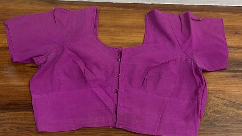 Purple Cotton Blouse
