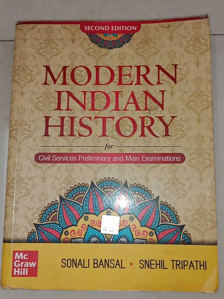Modern Indian History Book - Sonali Bansal, Snehil