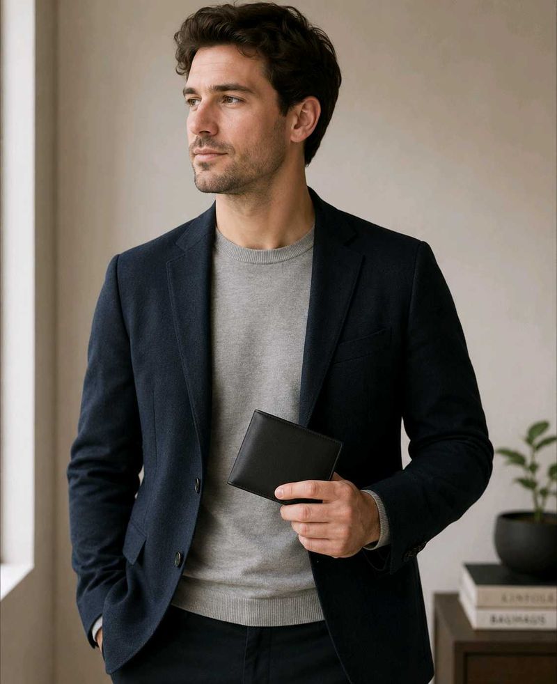 original Black Leather Bi-fold Wallet