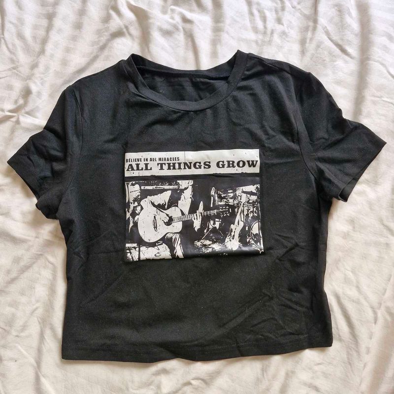 Black Graphic T-Shirt