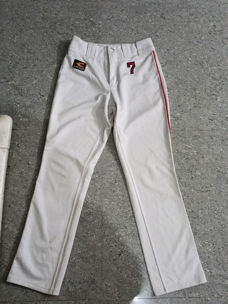 White Active Wear Or Casual Pants