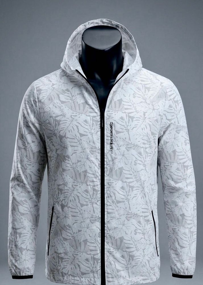 Lightweight Leaf Print upper Jacket
