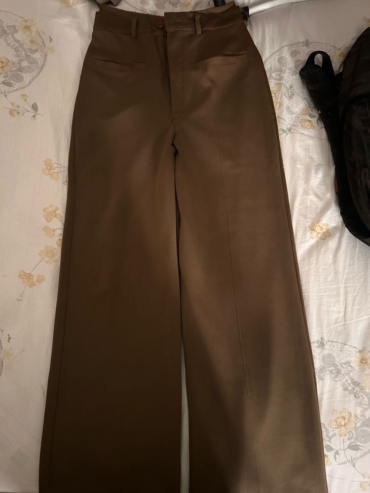 Littlebox Tan Office Wear Pants