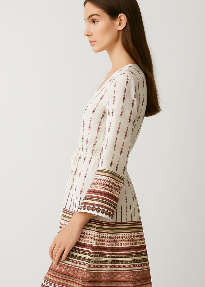 Zara Boho Print Dress
