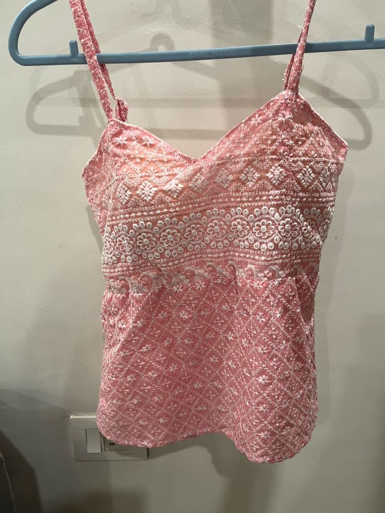 Pink Short Kurti