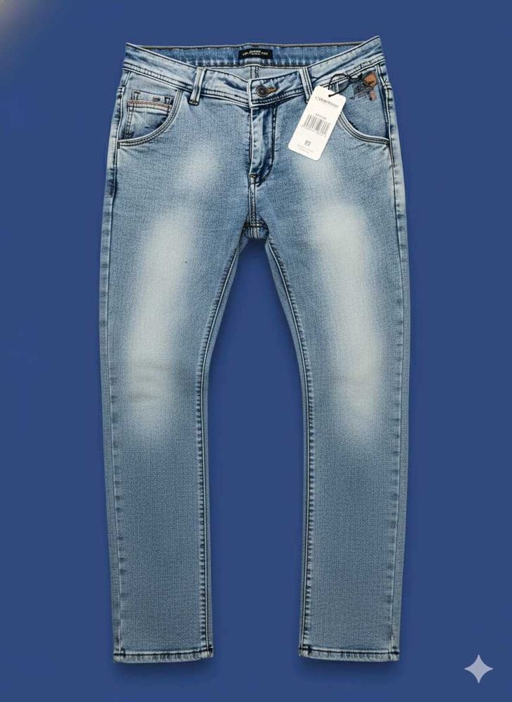 Cool Light Wash Denim Jeans