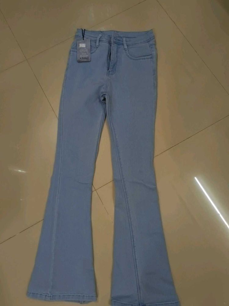 Light Wash Flare Jeans