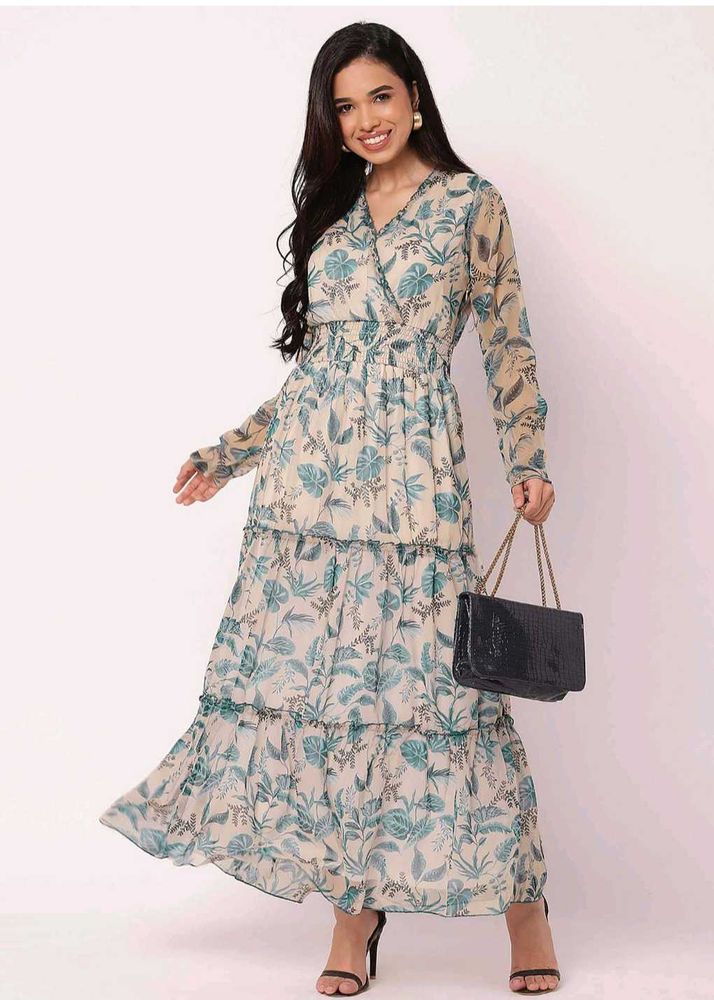 Floral Print Maxi Dress