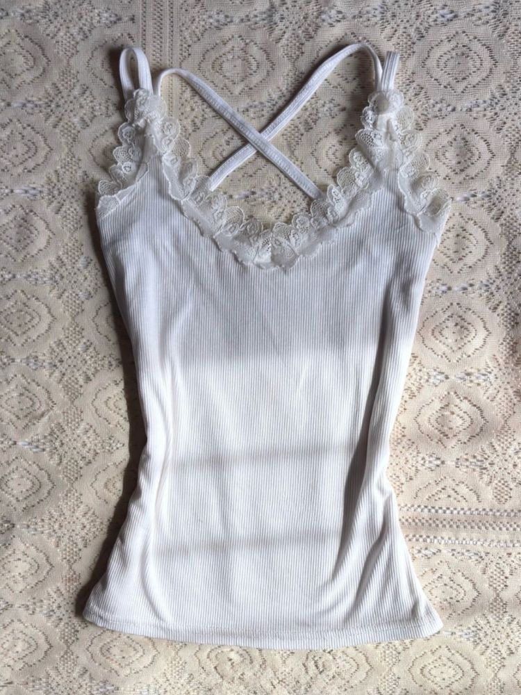 Lace-Trim Camisole Top