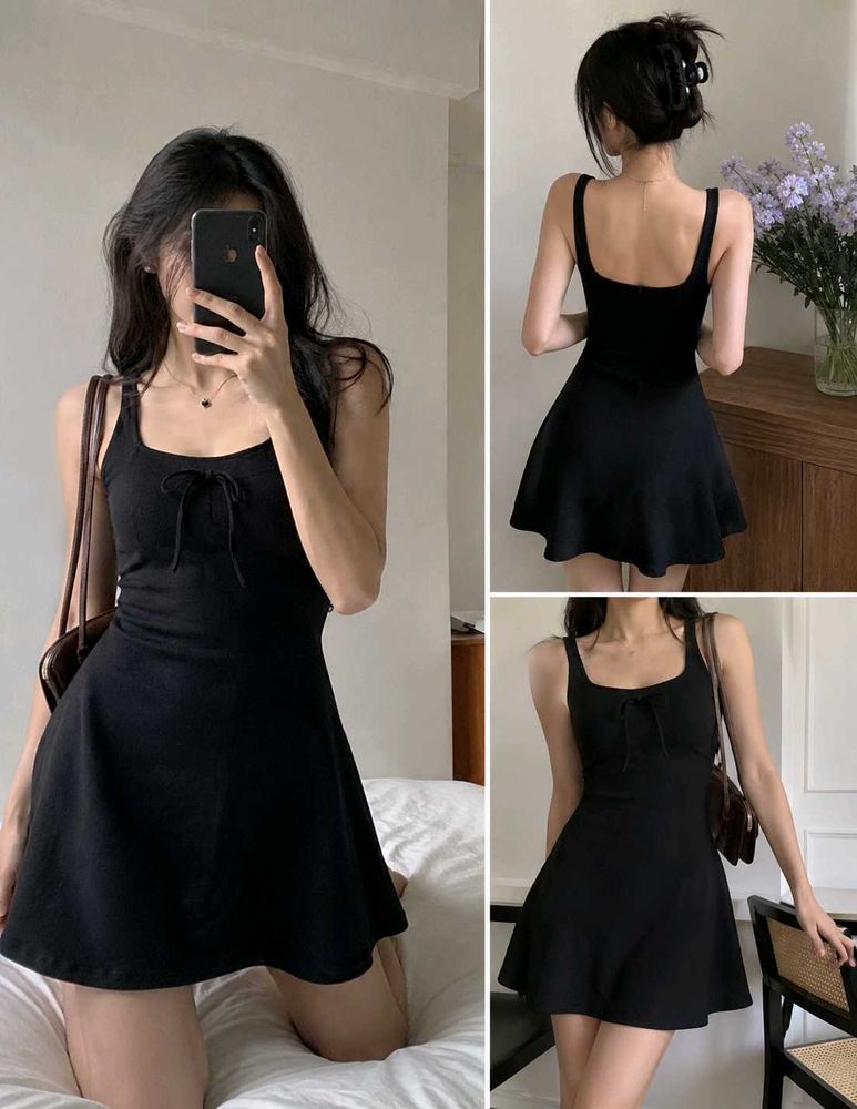 Classic Black A-Line Dress