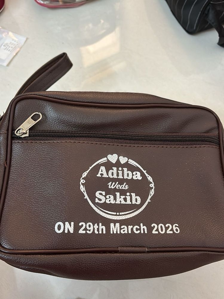 Personalized Wedding Clutch Bag