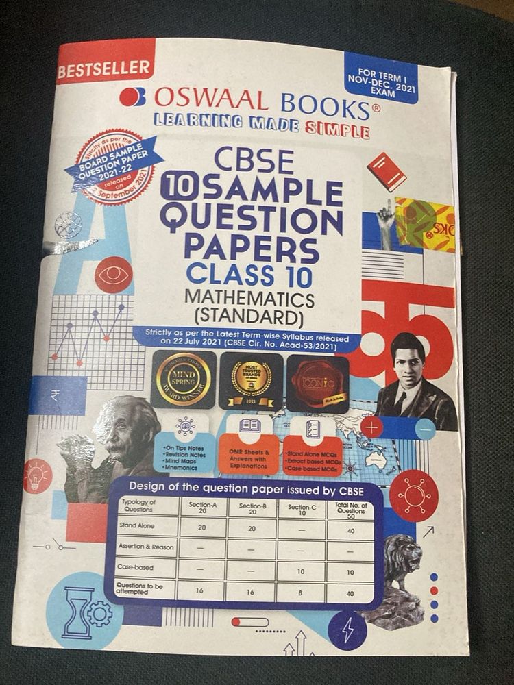 CBSE Class 10 Maths Sample Papers 2021-22