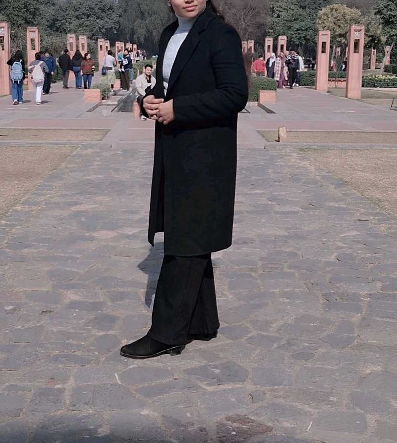 woman Black Long Coat