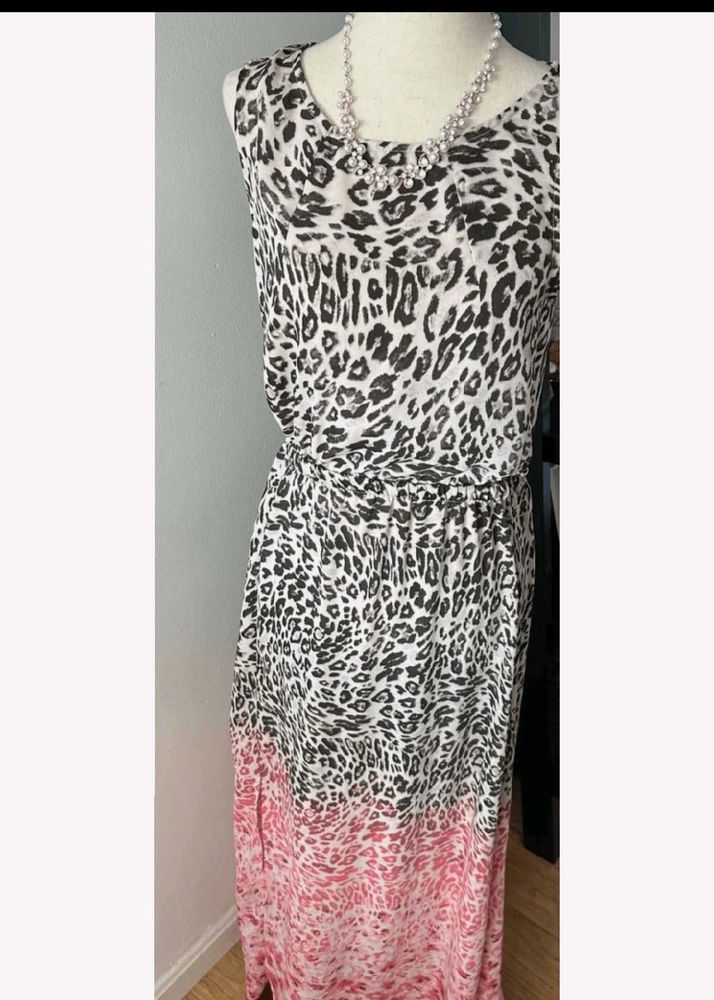 Animal Print Maxi Dress