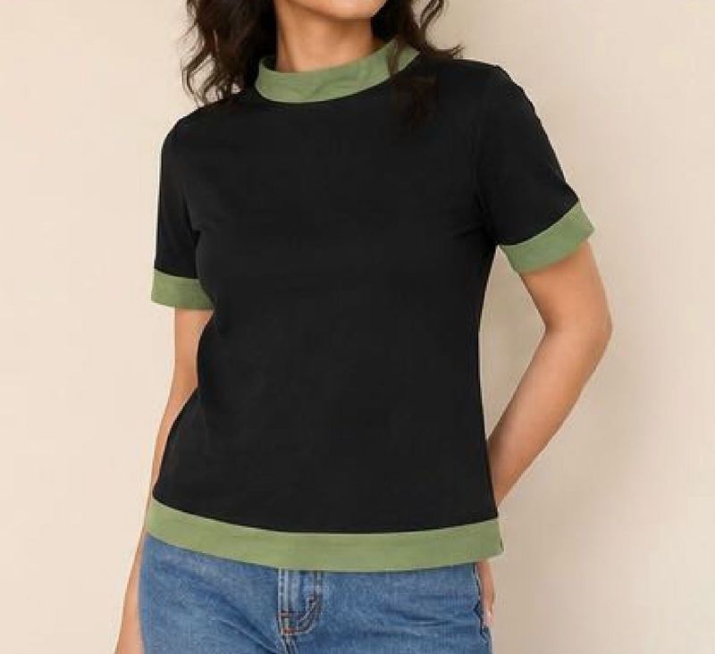Black &amp; Green T-Shirt