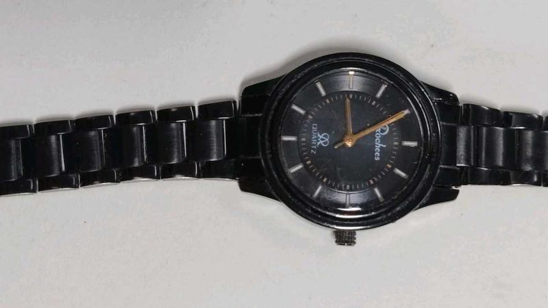 Classic Black Metal Band Watch