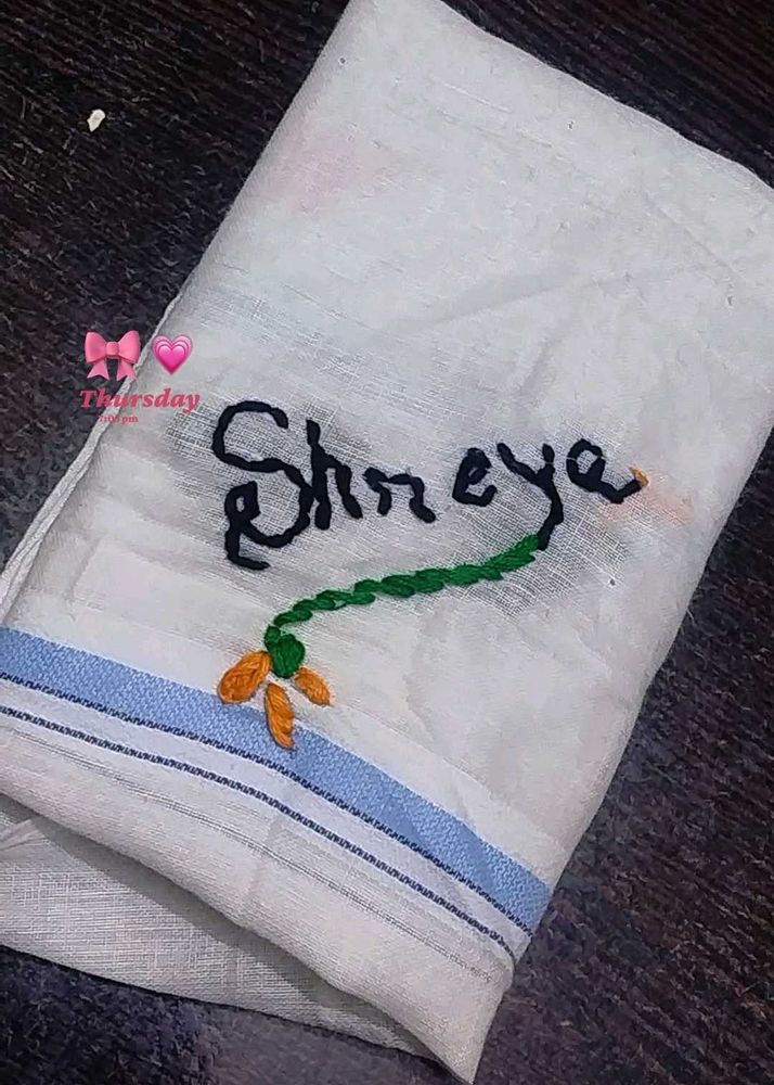Personalized Name Embroidered Hanky
