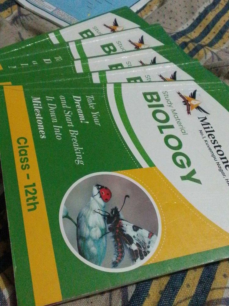 Milestone Biology Study Material - Class 12th
