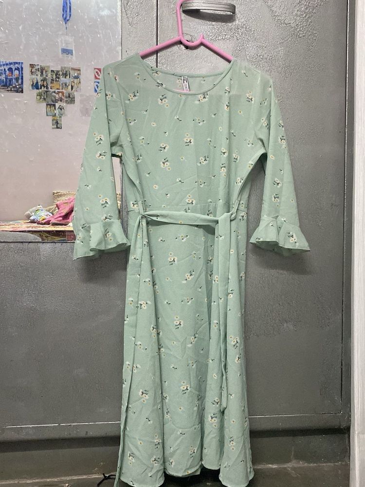 Floral Print Midi Dress