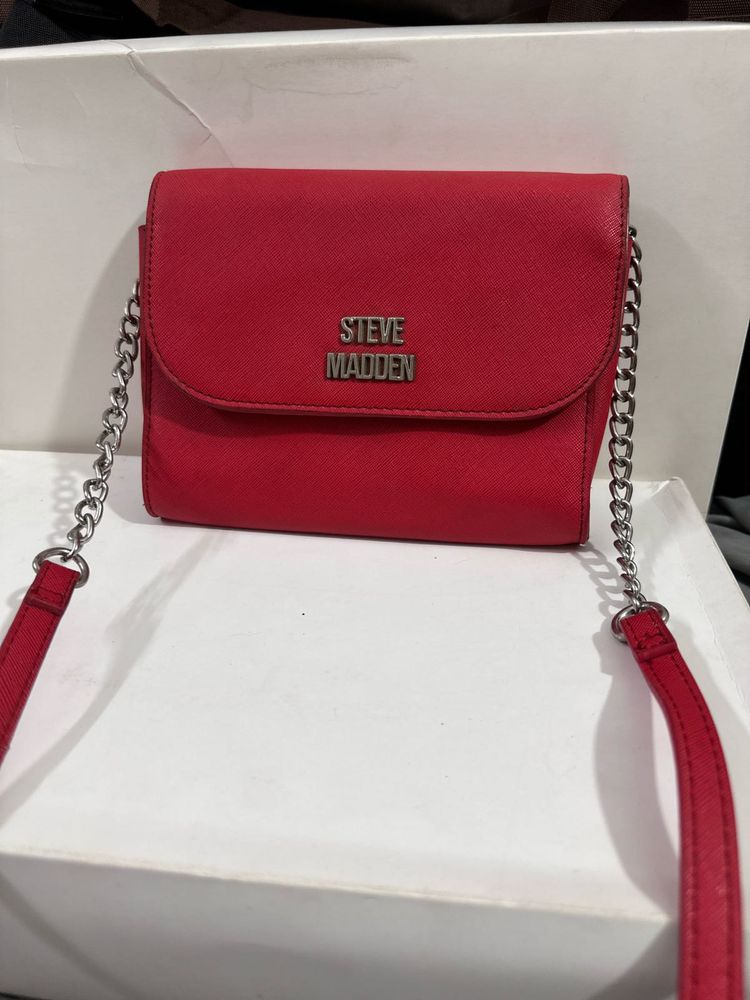 Steve Madden Red Crossbody Bag