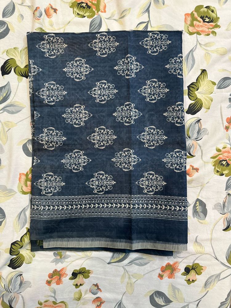 Elegant Blue and green Print dupatta