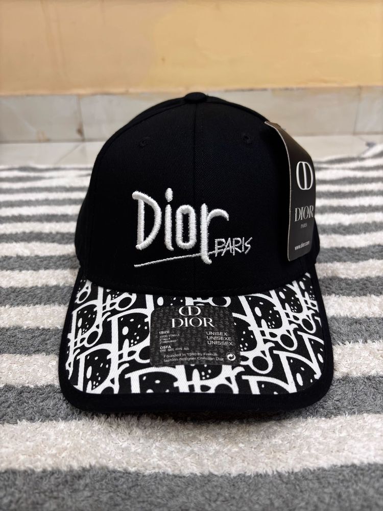Dior Paris Unisex Black Cap