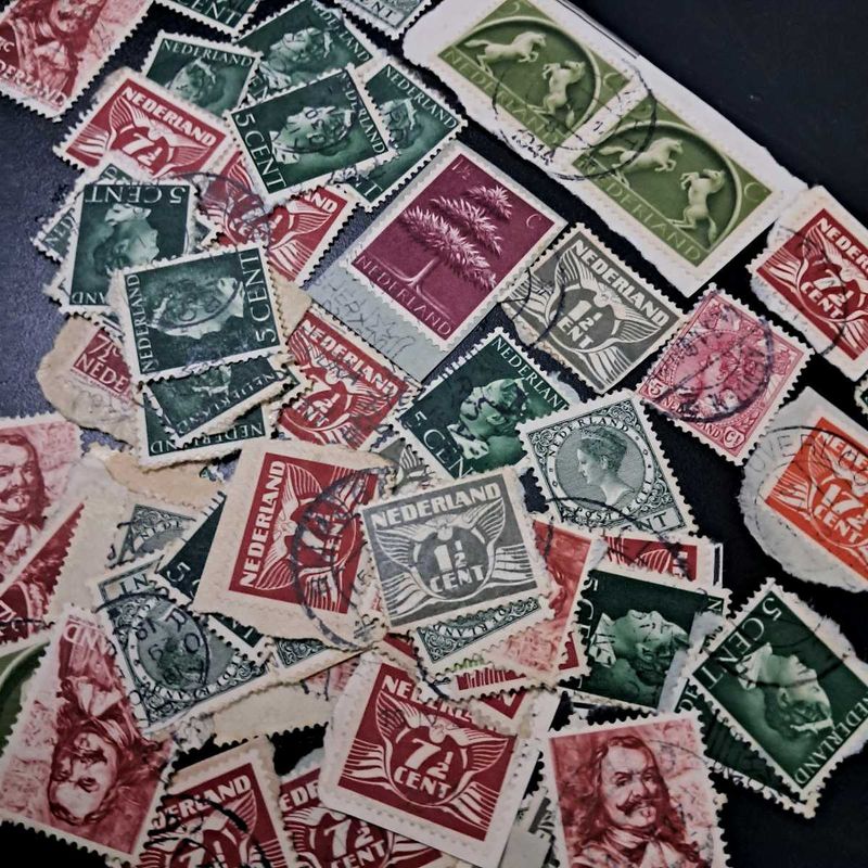 70 🫟 (1890-1940s) Rare,Vintage Nederlands Stamps