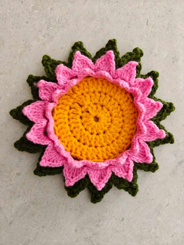 Handmade Crochet Flower Decor