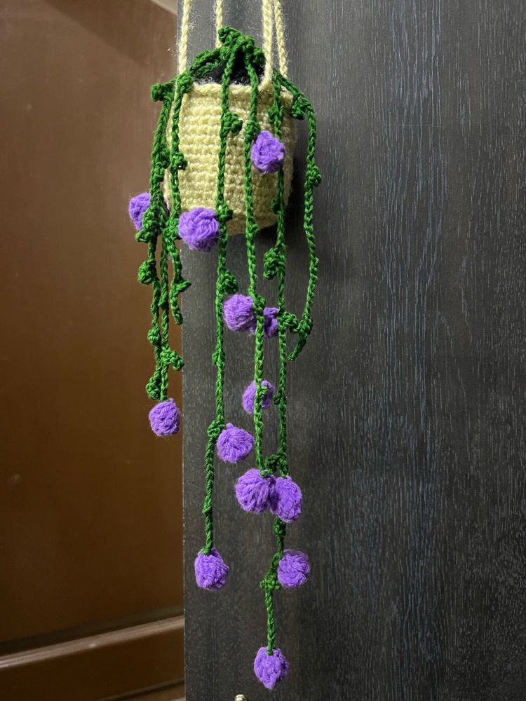 Handmade Crochete Hanging Planter