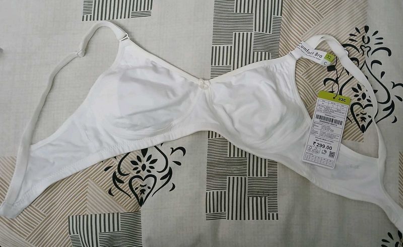 White Cotton bra - NEW WITH TAG