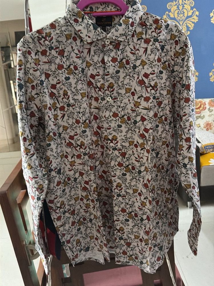 Men's Floral Print Shirt