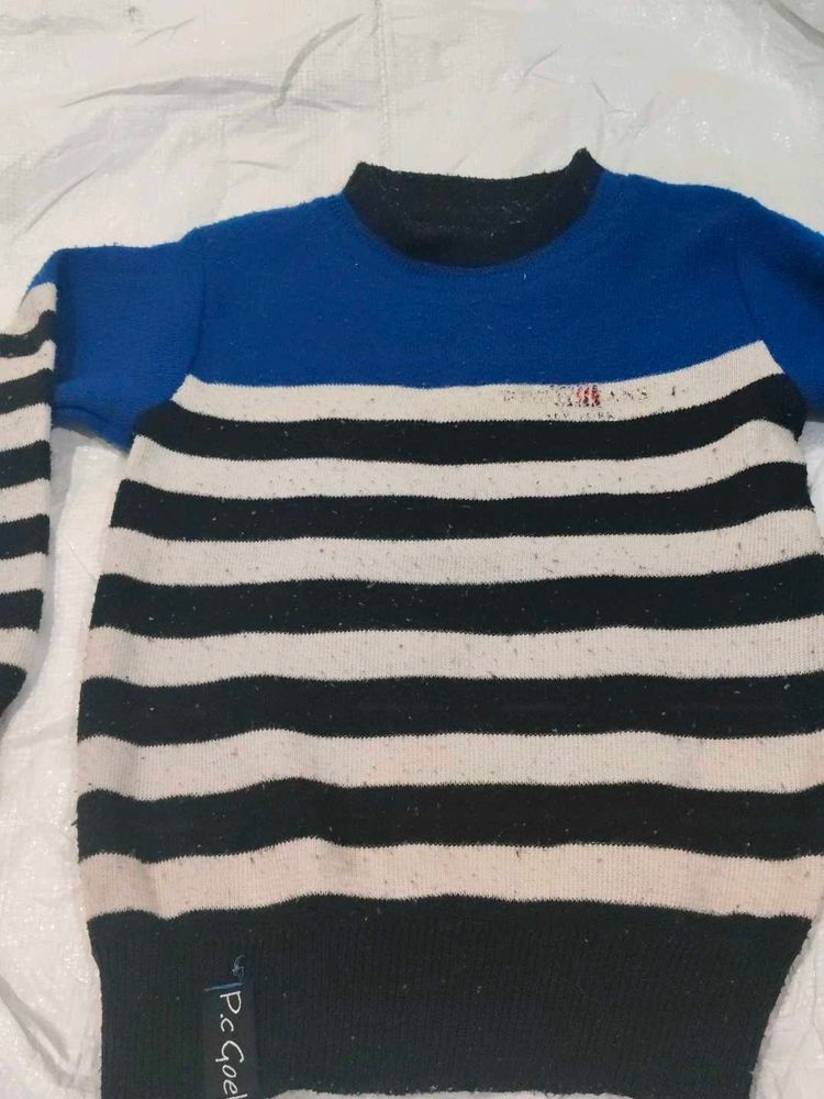 Classic Striped Knit Sweater