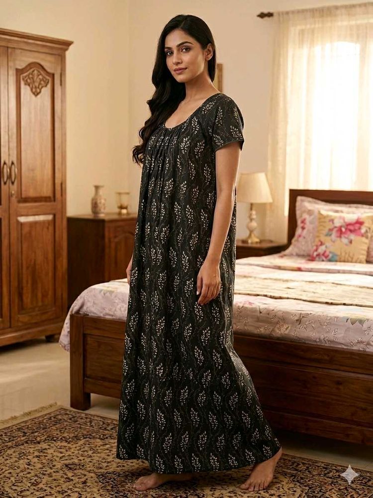 Elegant Printed Nightgown