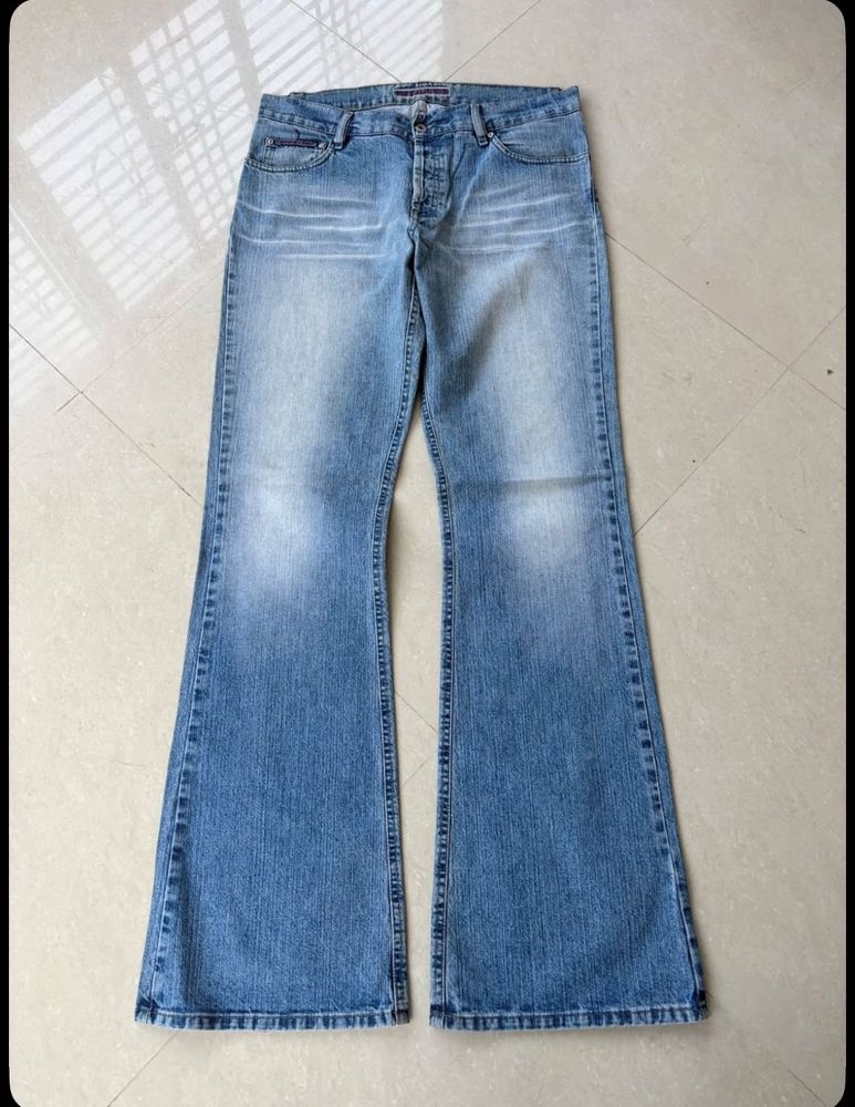 Men's Blue Flare Jeans