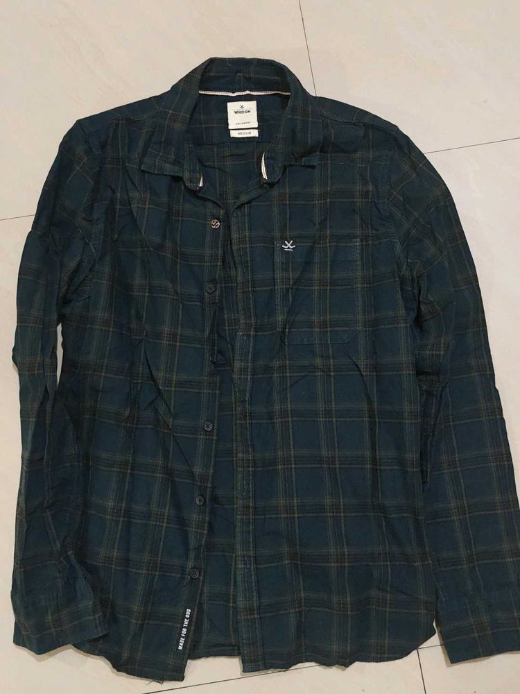 Men's Plaid Long Sleeve Shirt
