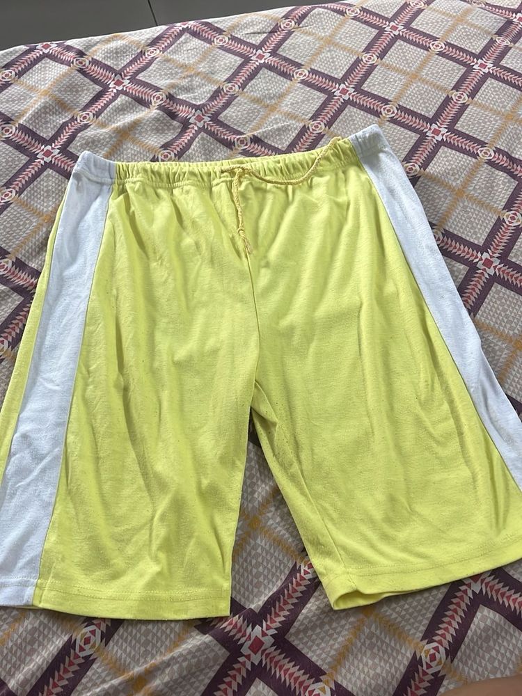 Lime Green Athletic Shorts