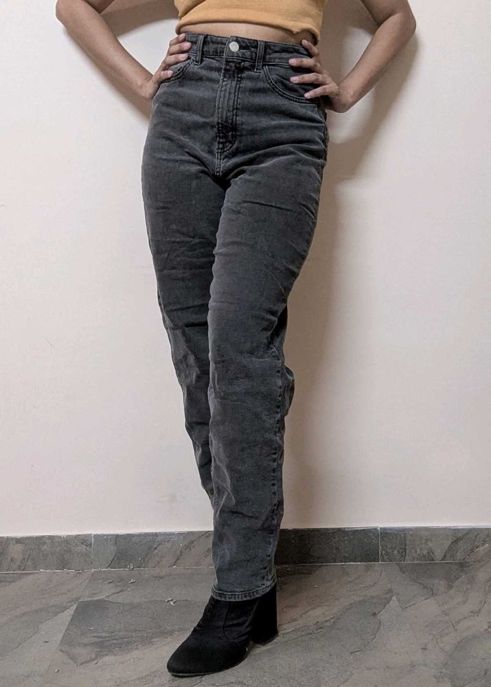 H&amp;M Charcoal Denim Jeans