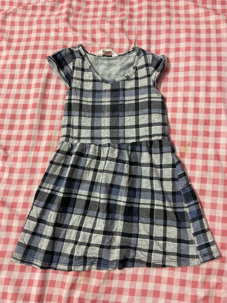 Girls Plaid Dress