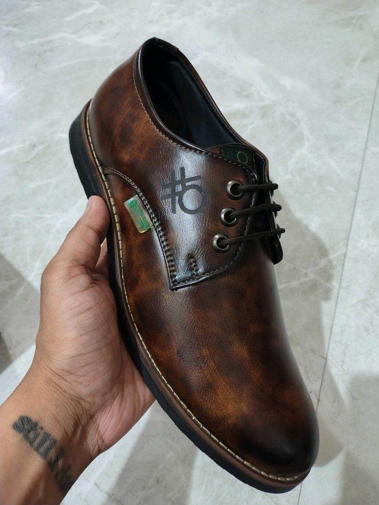 UCB Men's Brown Oxford Shoes