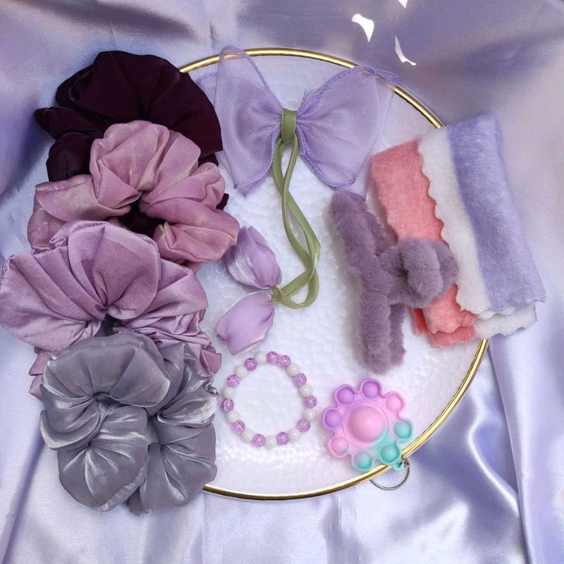 💜 Purple Hair Accessories Hamper 💜