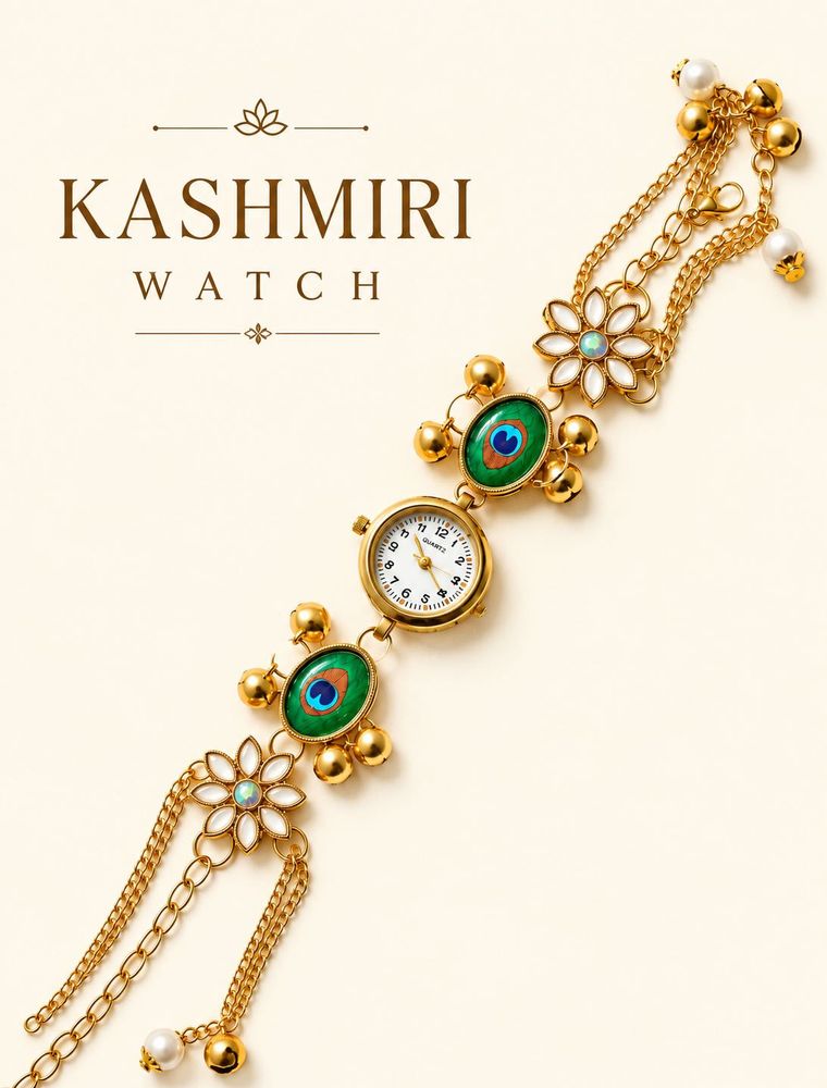 Elegant Kashmiri Peacock Watch