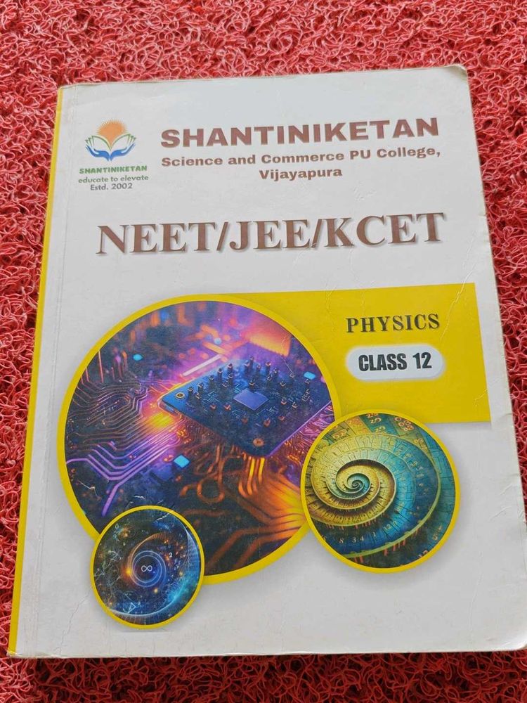 NEET/JEE/KCET Physics Class 12 Book