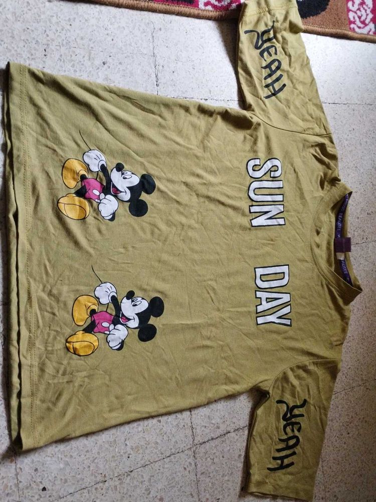 Olive Green Basic T-Shirt