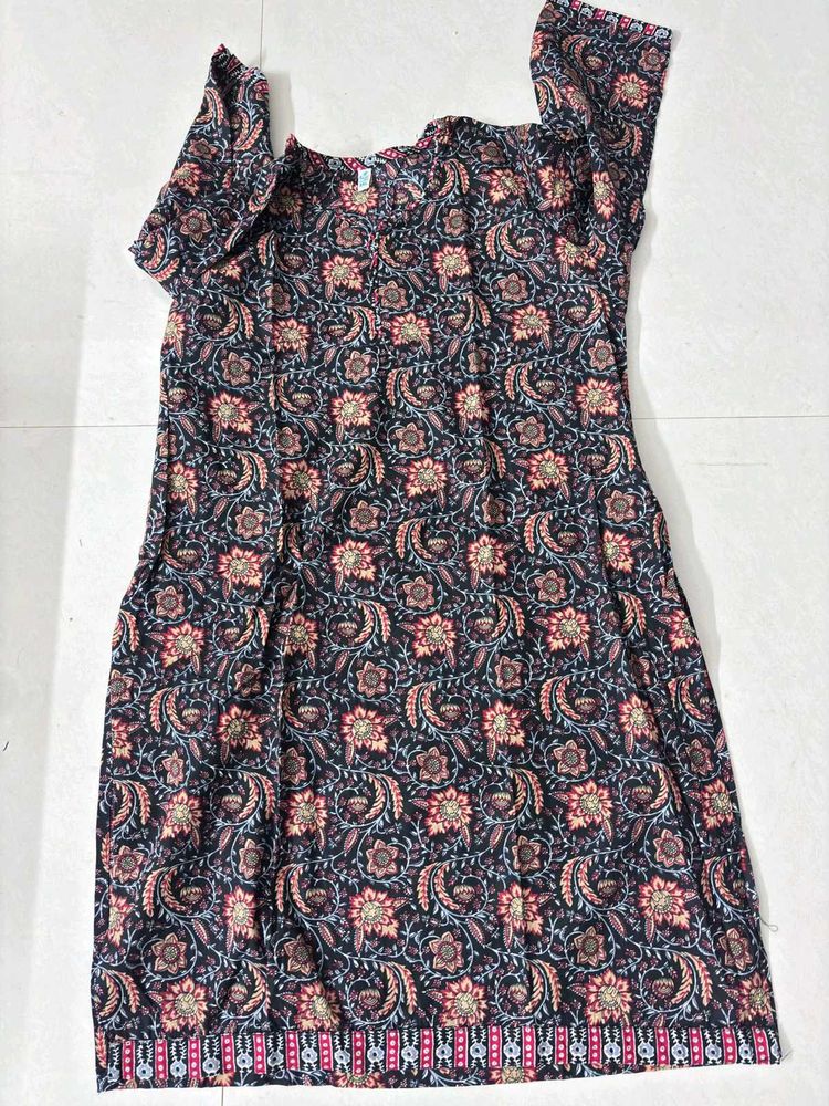 Printed Cotton Kurta pant set