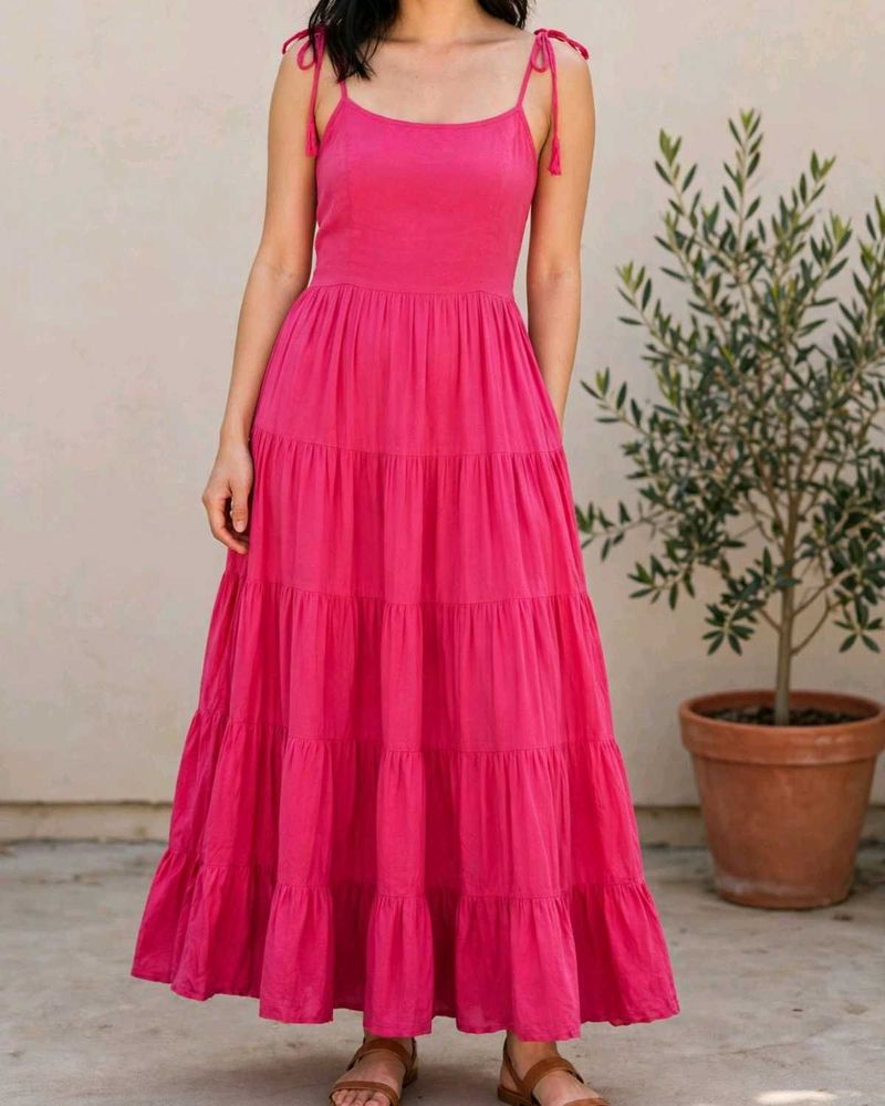 Flowy Tiered Maxi Dress