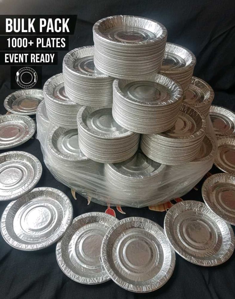 Silver Paper Plates