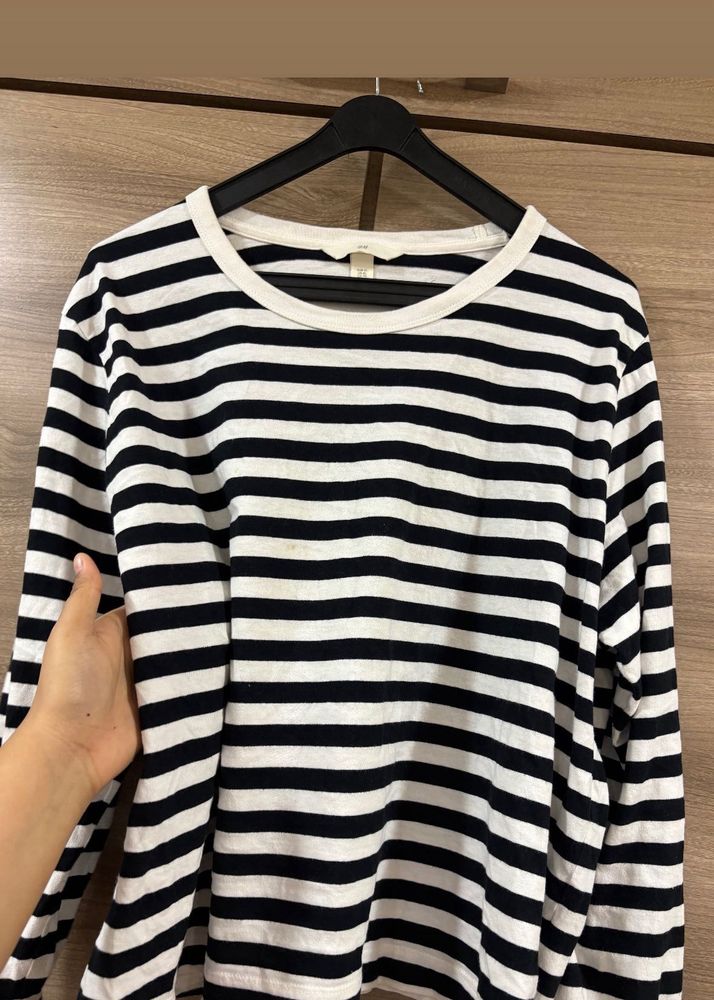 Classic Striped Long Sleeve Top