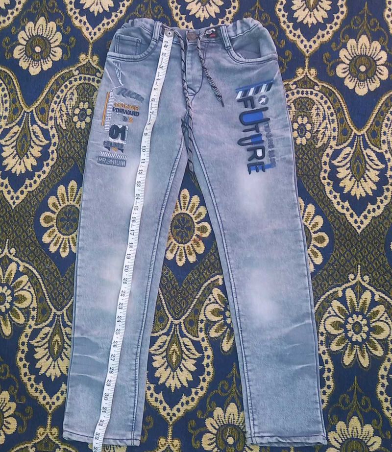 Boys' Stylish Light Wash Jeans