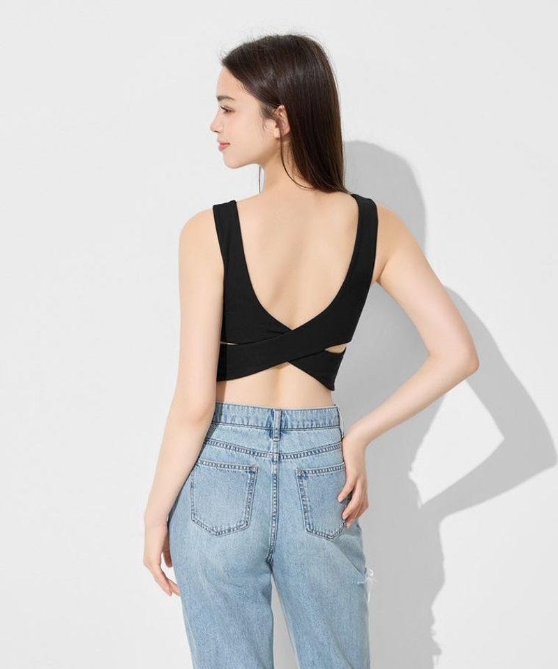 Padded Backless Tank