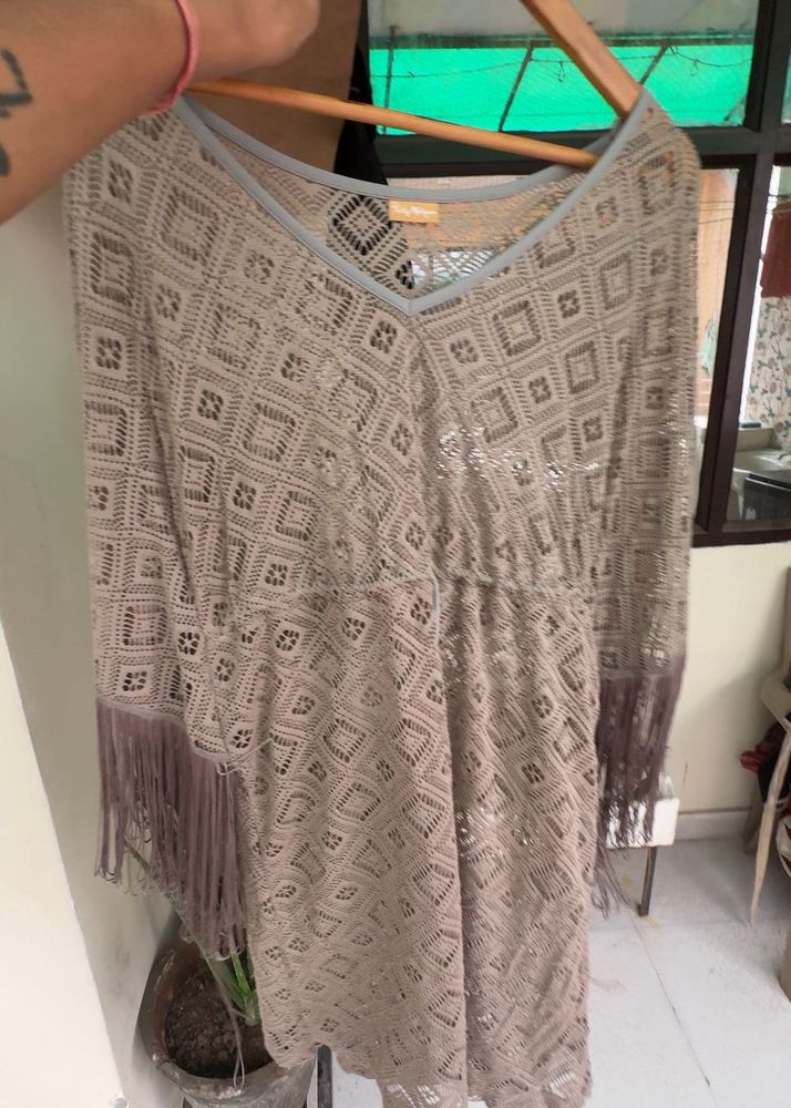 Crochet Tunic with Fringe